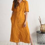 Linen dress sale
